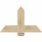 Ekena Millwork Eugene Rough Sawn Timber Gable Bracket, Douglas Fir, 36"W x 23"H x 2"D x 6"F, 15/12 Pitch GBW036X23X0206EUG00RDF - alternate 1